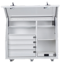KA BOXES 1150 Series 4 Drawer 5 Shelf Ute Box KA1150D4