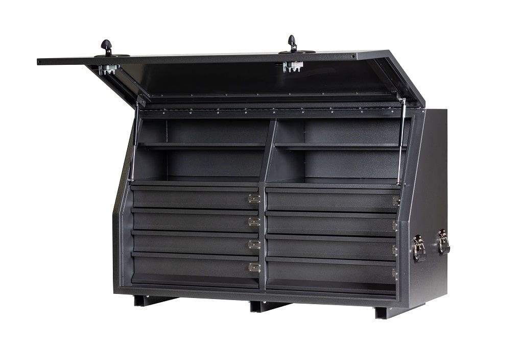 KA BOXES 1360 Series 8 Drawer 4 Shelf Ute Box KA1360D8