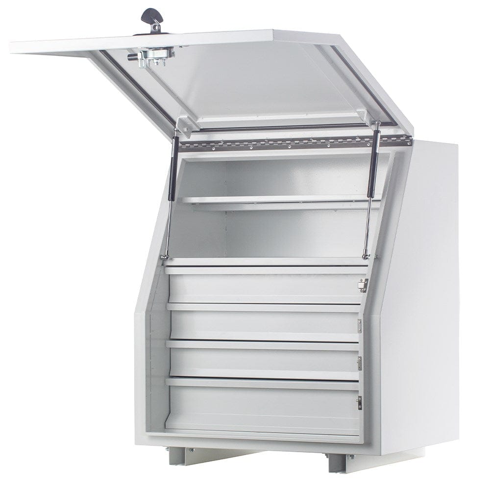 KA BOXES 4 Drawer 2 Shelf 715 Series Ute Box KA715D4