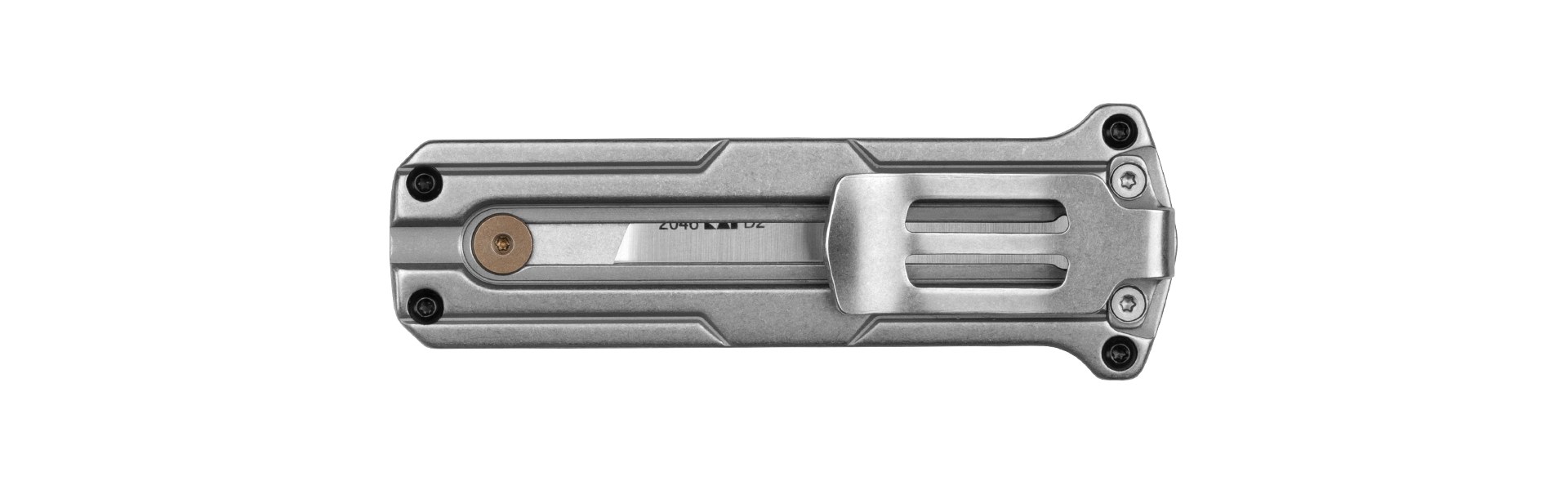 Kershaw Cybernet Manual OTF Knife 2.4″ D2 Spear Point Blade KS2046