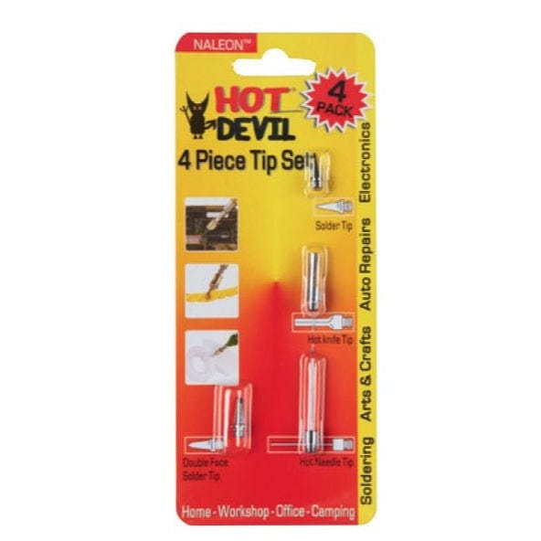 Hot Devil 4Pce Soldering Tip Set KTOS177