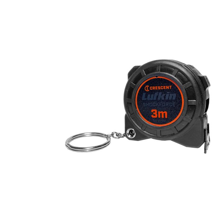 3m x 13mm Shockforce Nite Eye Keychain Tape Measure NE313M by Lufkin