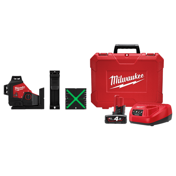 12V 3 Plane Laser Kit M123PLA401C by Milwaukee