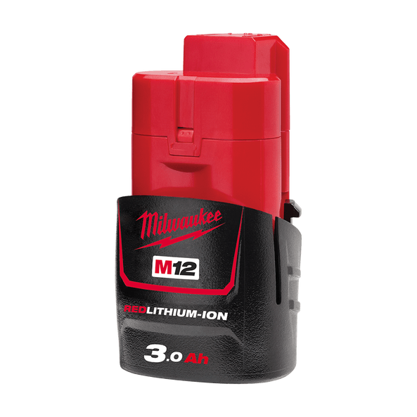 12V 3.0Ah REDLITHIUM™-ION Battery M12B3 by Milwaukee