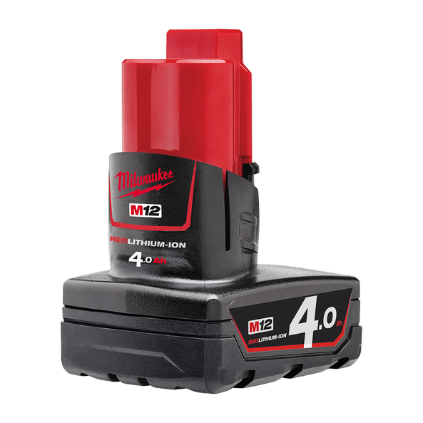 12V 4.0Ah REDLITHIUM™-ION Battery M12B4 by Milwaukee