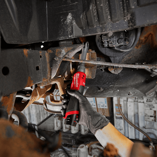 12V 1/4" FUEL™ High Speed Extended Reach Ratchet Bare (Tool Only) M12FHIR14LR0 by Milwaukee