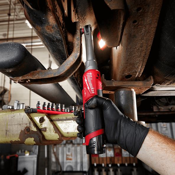 12V 1/4" FUEL™ High Speed Extended Reach Ratchet Bare (Tool Only) M12FHIR14LR0 by Milwaukee