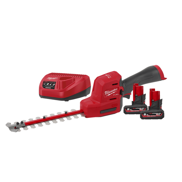 12V 5.0Ah FUEL™ Hedge Trimmer Kit M12FHT502 by Milwaukee