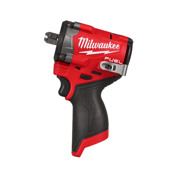 12V 1/2" FUEL™ Stubby Impact Wrench With Pin Detent Bare (Tool Only) M12FIW2P120 by Milwaukee