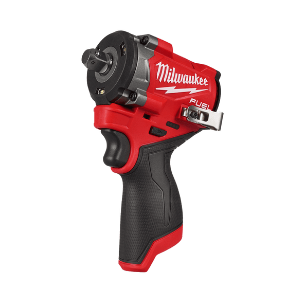 12V 1/2" FUEL™ Stubby Impact Wrench With Pin Detent Bare (Tool Only) M12FIW2P120 by Milwaukee