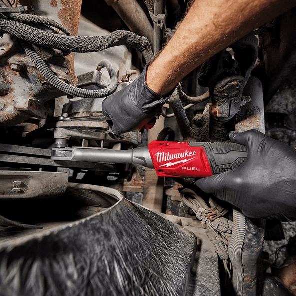 12V FUEL™ Insider Extended Reach Pass-Through Ratchet With Insert Accessories Bare (Tool Only) M12FPTR0 by Milwaukee