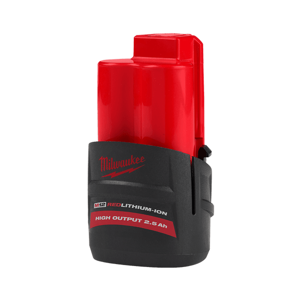 12V 2.5Ah REDLITHIUM™-ION HIGH OUTPUT™ Compact Battery M12HB2 by Milwaukee