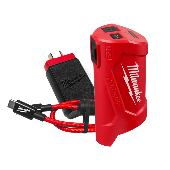M12™ USB-C Travel Charger M12TC20 by Milwaukee
