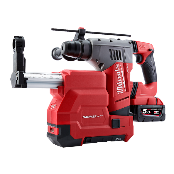 Milwaukee M18-28CPDEX-0 18V HAMMERVAC™ Dedicated HEPA Dust Extractor Skin Only