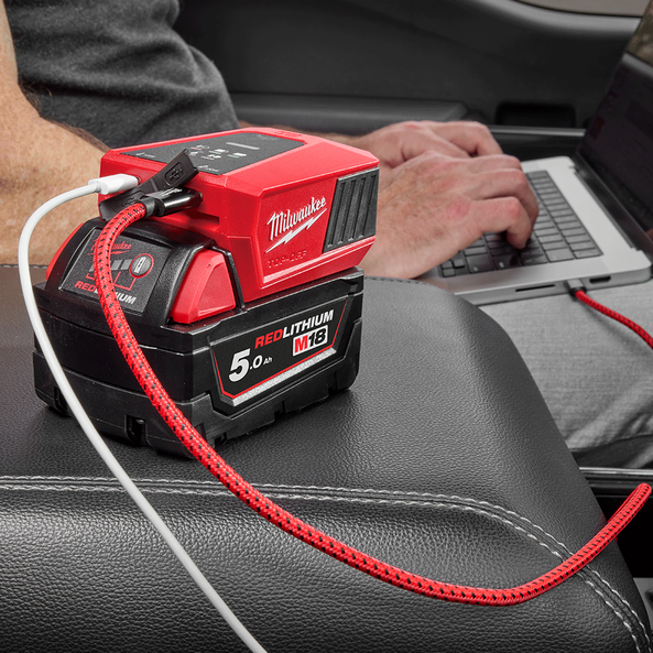 Milwaukee Top-Off Bidirectional Charger & Power Supply M18BC