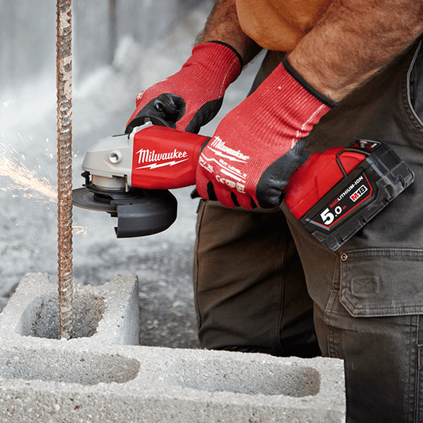125mm 18V Brushless Angle Grinder with Deadman Paddle Switch Bare (Tool Only) M18BLSAG125XPD0 by Milwaukee