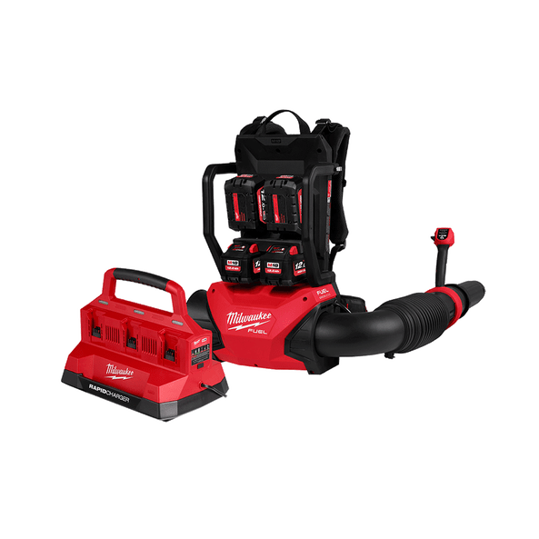 18V FUEL™ Dual Battery Backpack Blower Kit M18F2BPBL124 by Milwaukee