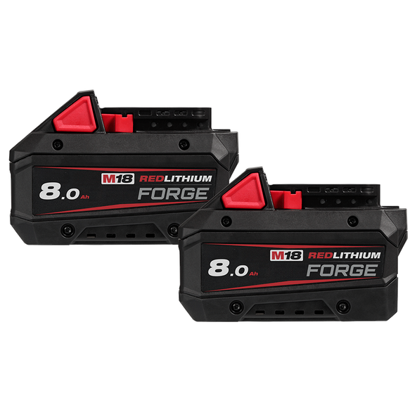 Milwaukee M18™ REDLITHIUM™ FORGE™ 8.0Ah Battery Twin Pack M18FB82 *Limited Time Only*
