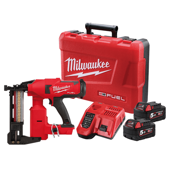 18V 5.0Ah FUEL™ Fencing Stapler Kit M18FFUS502C by Milwaukee