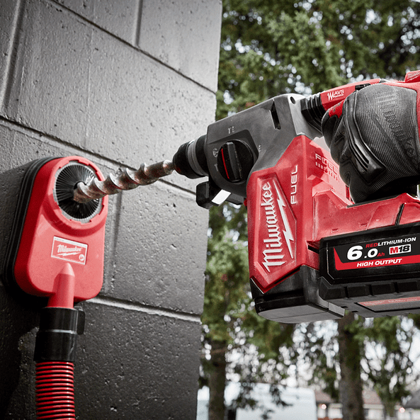 18V FUEL™ 26mm SDS Plus Rotary Hammer With Dust Extractor Kit M18FHDEX602C by Milwaukee