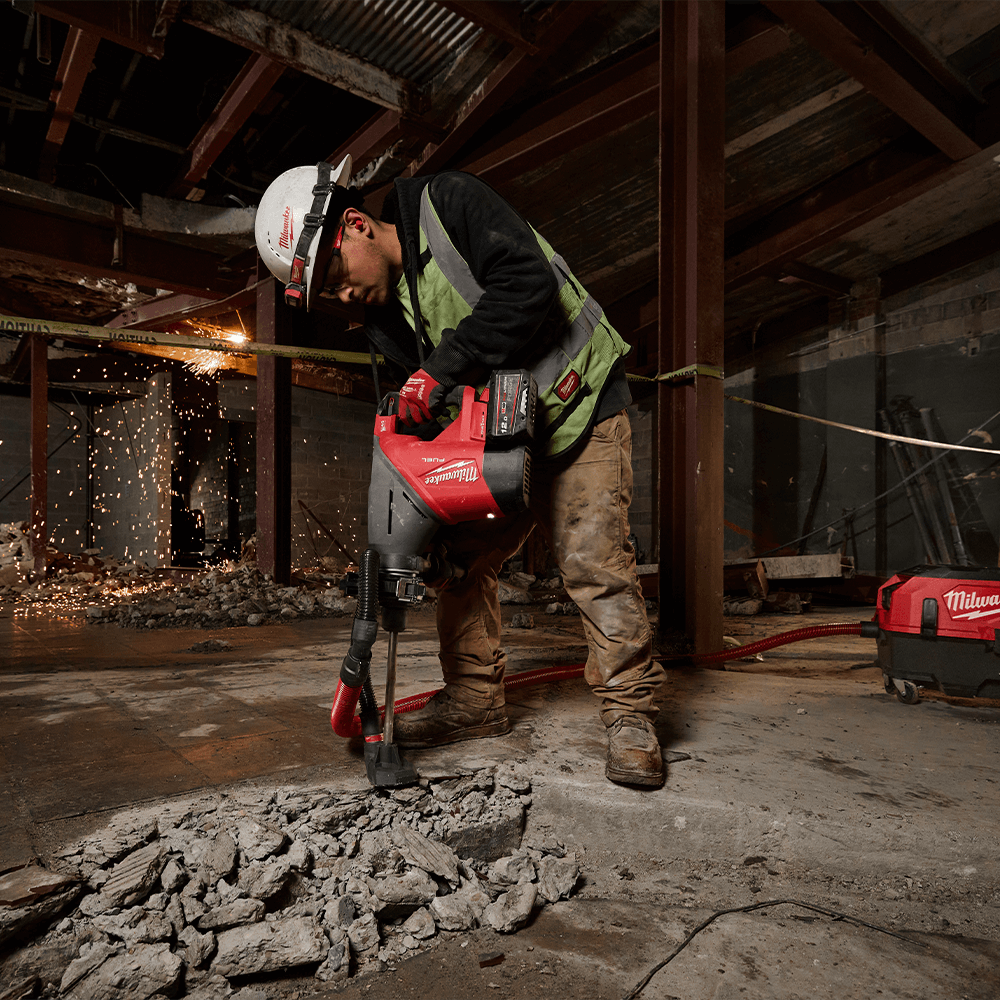 Milwaukee M18 FUEL™ 45mm SDS Max Rotary Hammer w/ VACLINK™ and ONE-KEY™ (Tool Only) M18FHACO7450C