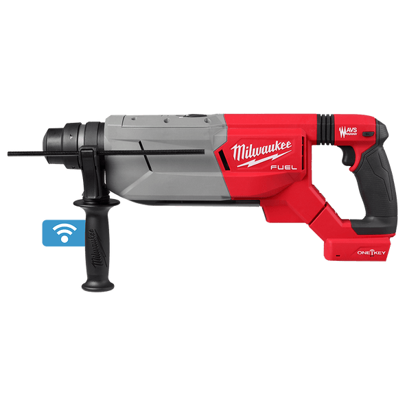 Milwaukee 18V Rotary Hammer FUEL™ 32mm SDS Plus D-Handle W/One Key Bare (Tool Only) M18FHACOD32-0
