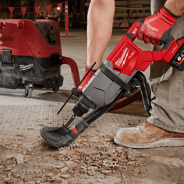 Milwaukee 18V Rotary Hammer FUEL™ 32mm SDS Plus D-Handle W/One Key Bare (Tool Only) M18FHACOD32-0