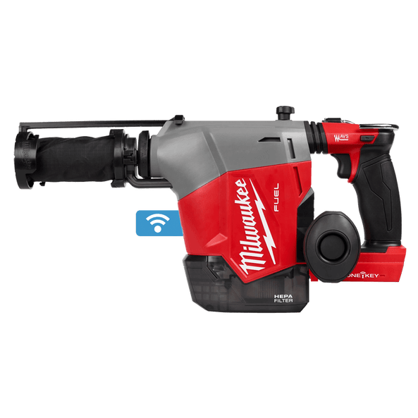 M18 FUEL™ 16mm Overhead SDS Plus Rotary Hammer with Integrated Dust Extractor and ONE-KEY (Tool Only) M18FHAFOH160 by Milwaukee