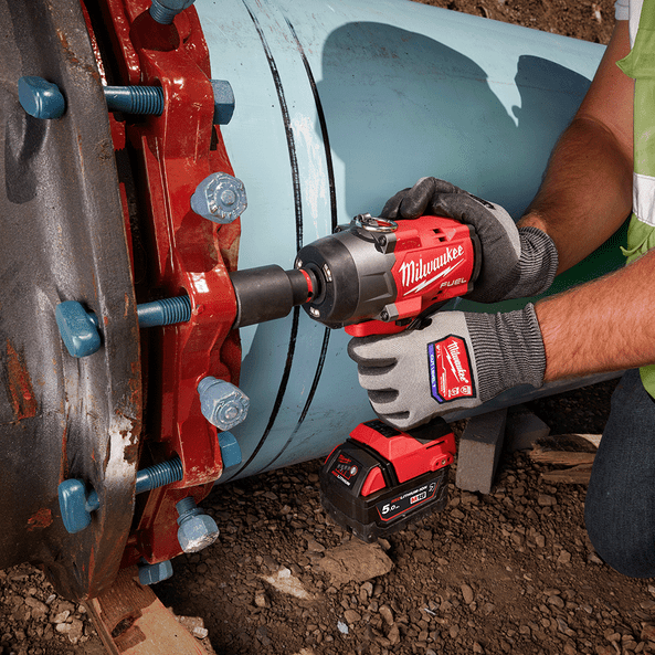18V 1/2" FUEL™ High Torque Impact Wrench with Pin Detent Bare (Tool Only) M18FHIW2P120 by Milwaukee