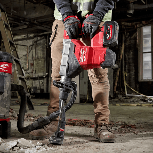 18V FUEL™ 44mm SDS Max Rotary Hammer W/One Key Kit M18FHM-122C by Milwaukee