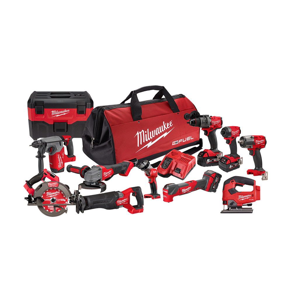 Milwaukee M18 18V FUEL™ 11 Piece Power Pack M18FPP11A4503B