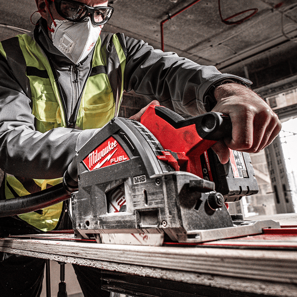 18V 165mm FUEL™ Brushless Track Saw Kit M18FPS55-602P by Milwaukee