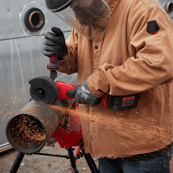 Milwaukee 18V 125mm FUEL™ ONE-KEY™ Dual-Trigger Braking Grinder W/ Deadman Paddle Switch Bare (Tool Only) M18FSAGES1250