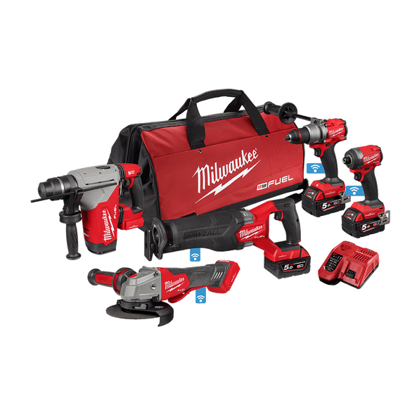 M18 FUEL™ ONE-KEY™ 5 Piece Power Pack 5A3 - M18ONEPP5A3503B by Milwaukee