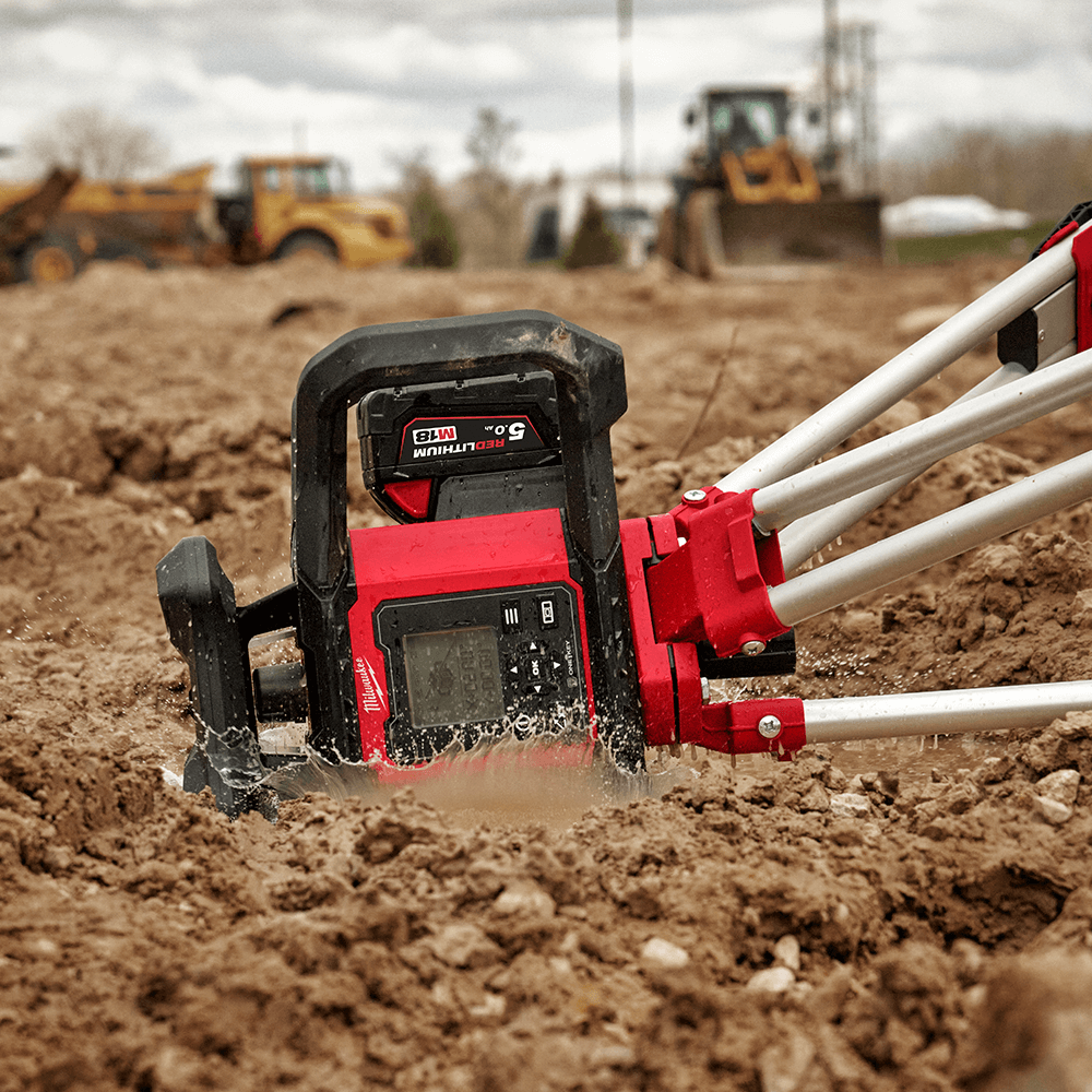 Milwaukee M18™ Dual Grade Rotary Laser 1,220m (4000') Red (Tool Only) M18RL12200C