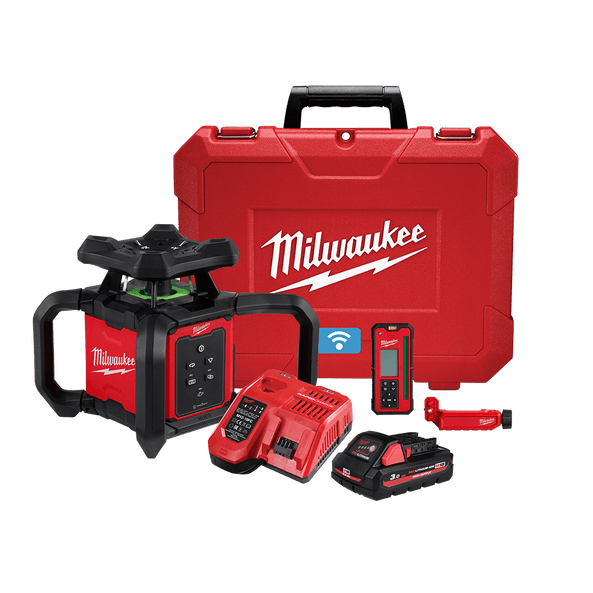 M18™ Interior Single Slope Rotary Laser 305M (1000') Green Kit M18RL305-301C by Milwaukee