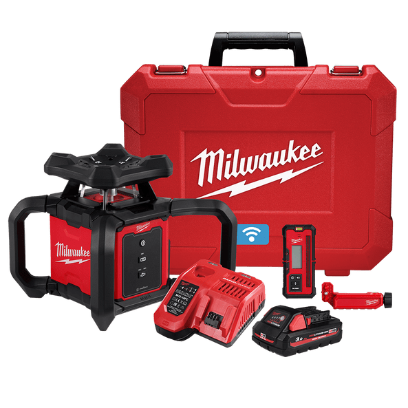 M18™ Horizontal Rotary Laser 610M (2000') Red Kit M18RL610-301C by Milwaukee
