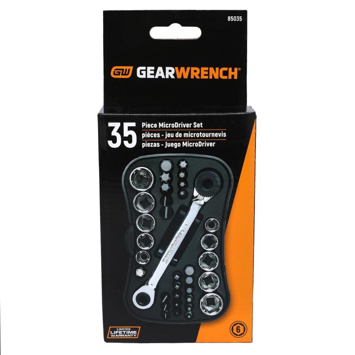 1/4” Drive MicroDriver 35Pce Set 85035 by Gearwrench