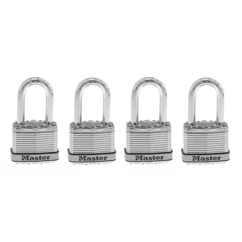 Master Lock 45mm Magnum Laminated Steel Padlock With 38mm Shackle M1QLF | 4 Pack