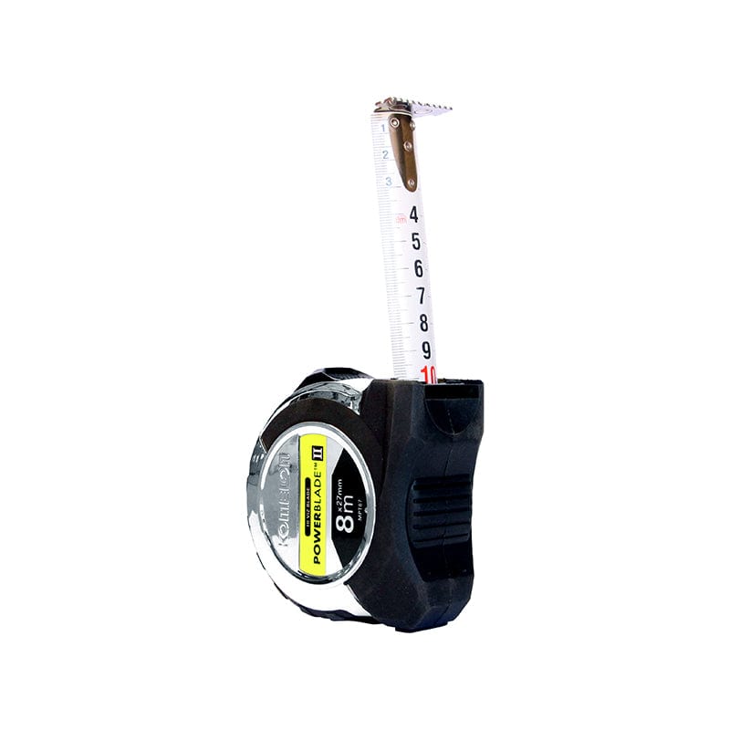 8m x 27mm Powerblade II Tape Chrome - MPT87 by Komelon