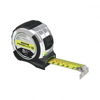 8m x 27mm Powerblade II Tape Chrome - MPT87 by Komelon