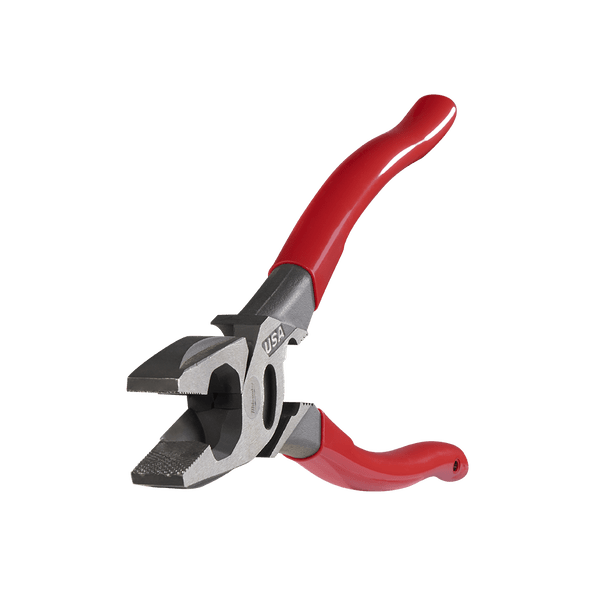 Milwaukee USA Made Dipped Grip 228mm (9") Linesman Pliers With Crimper MT500C