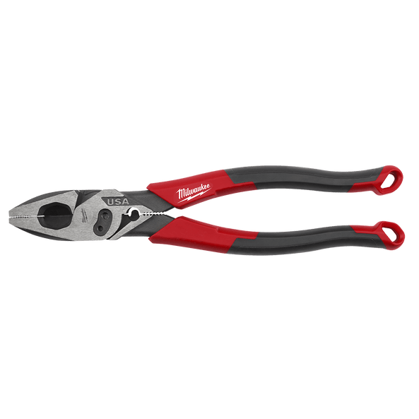 Milwaukee USA Made Comfort Grip 228mm (9") Linesman Pliers With Crimper MT550C