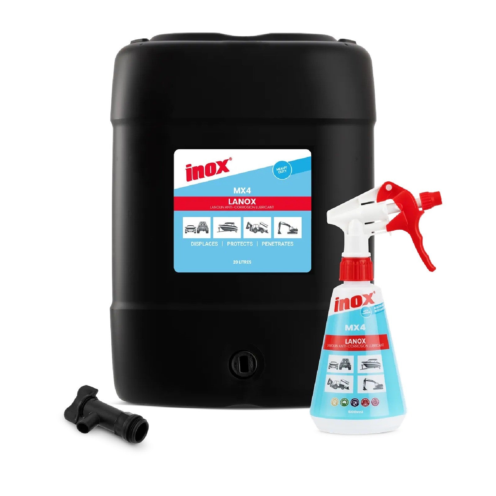 Inox MX4 Lanox Lanolin Lubricant