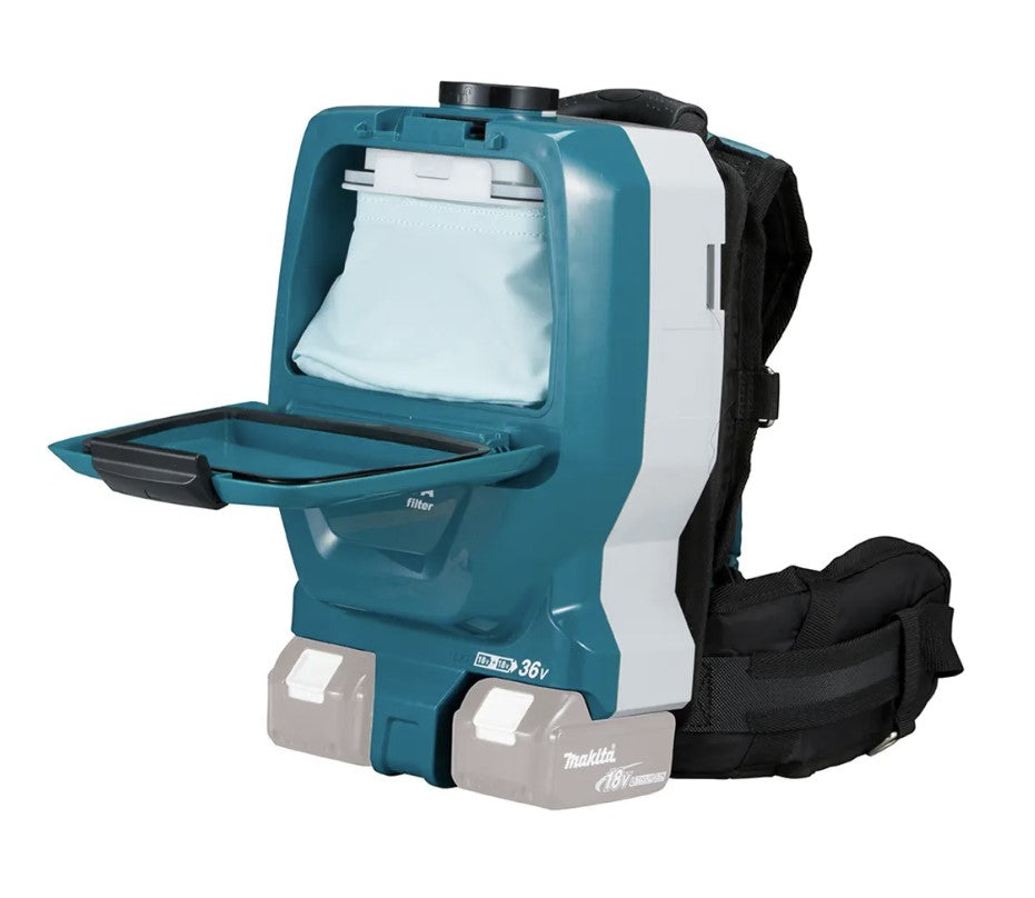 (18V x 2) Brushless (Tool Only) Backpack Vacuum DVC261ZX13 By Makita
