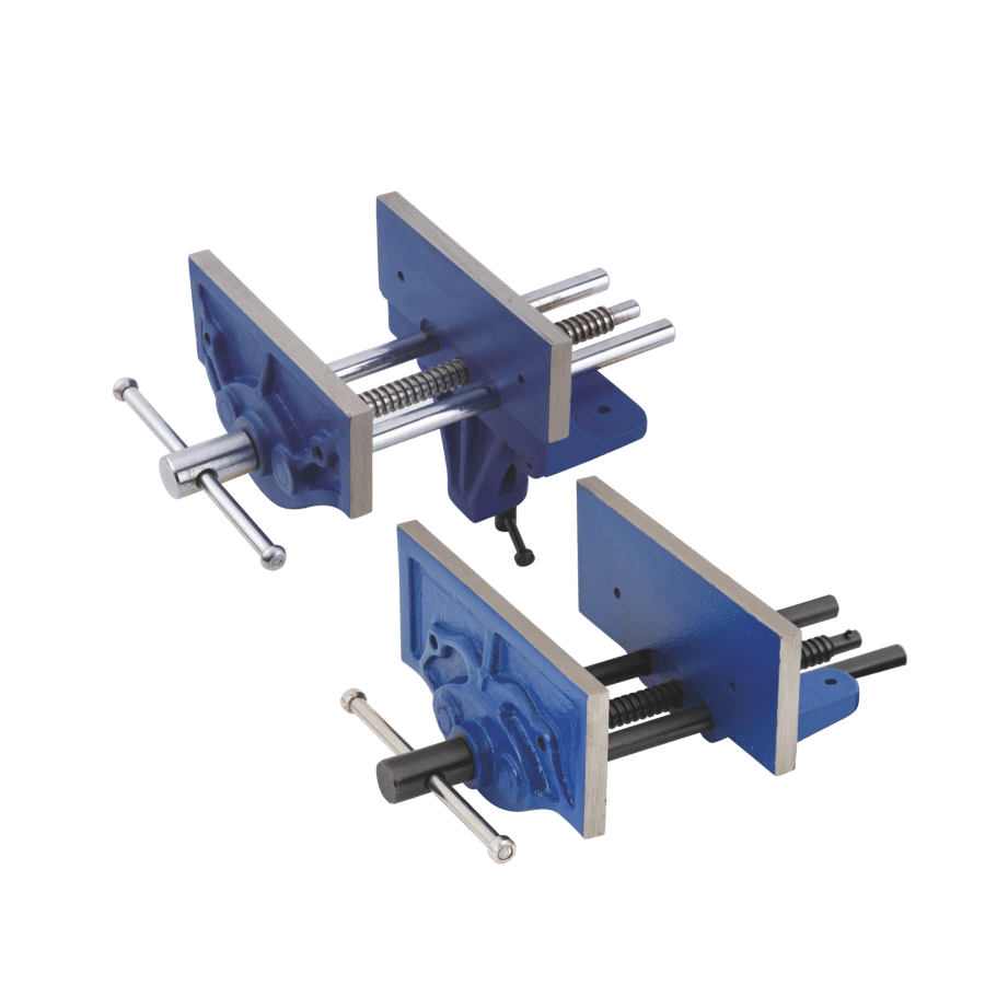 150mm (6") Plain Screw Woodworking Vice with Clamp 110217 by Soba