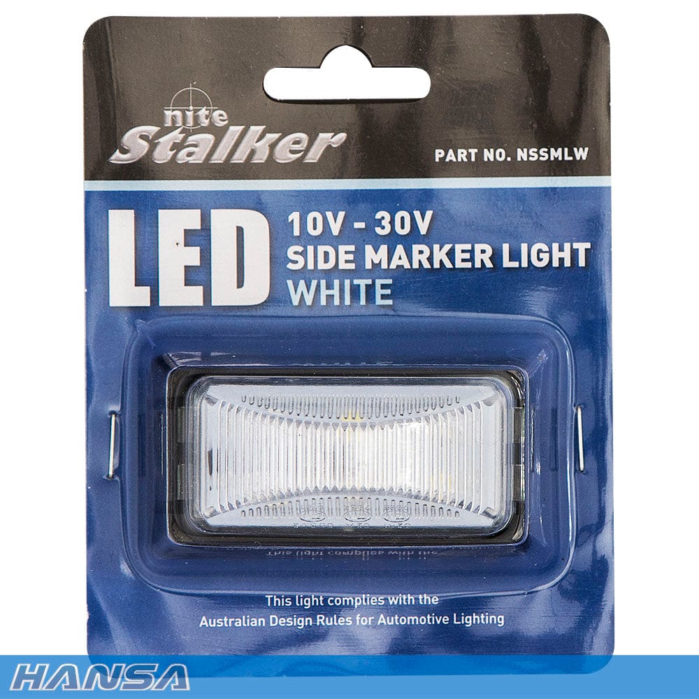 Nite Stalker LED Side Marker Light - White NSSMLW