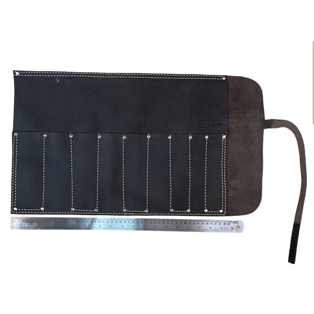 Oltre Tool Roll Leather 9 Pocket
