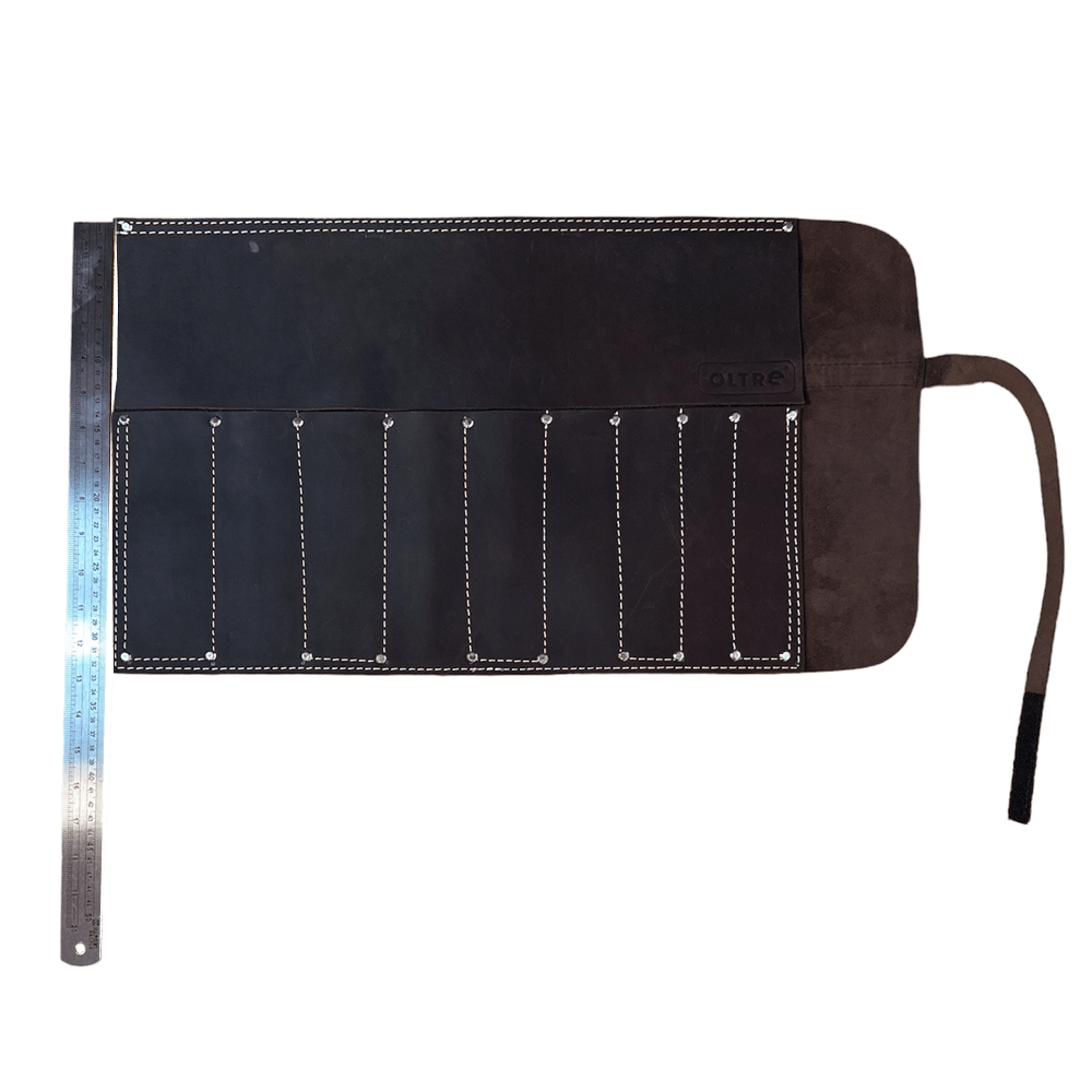 Oltre Tool Roll Leather 9 Pocket