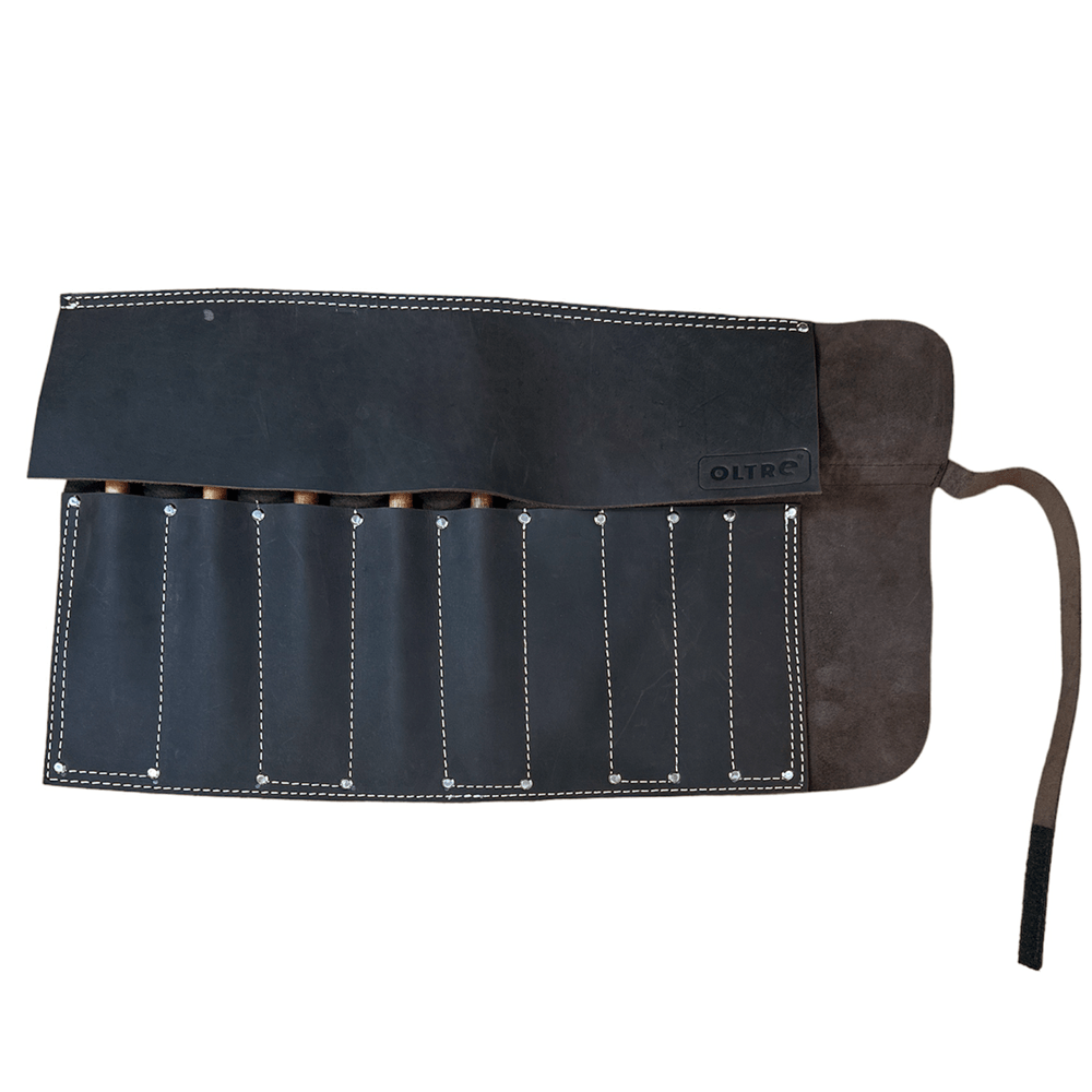 Oltre Tool Roll Leather 9 Pocket